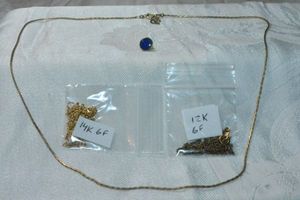 lot 319 image: 12K and 14K Gold filled jewelry. All pieces marked.