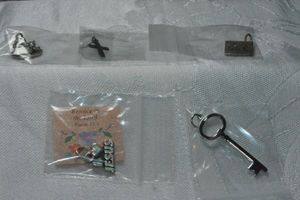 lot 338 image: (5) Sterling Silver pendantscharms. All marked 925