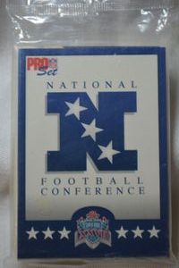 lot 15 image: Unopened Trading card set - 1992 Pro Set NFC