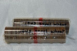 lot 46 image: 2 Rolls of 1943 Steel pennies