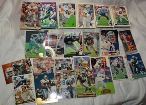 lot 53 image: Dallas Cowboys Trading Cards Larry Brown, Daryl Johnston, and Charles Haley