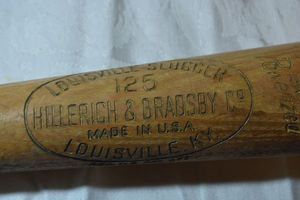 lot 115 image: Louisville Slugger Baseball as shown