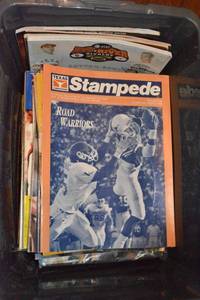 lot 114 image: Sports magazines with small tote