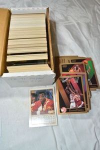 lot 110 image: Box of 1990-91 Basketball Trading Cards