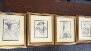 lot 189 image: Set of 4 Wall art Prints