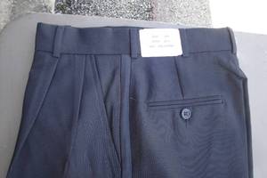 lot 13 image: Lot- 14-Lot- New With Tags 20-Pair Of Cintas Black Tux  Band Slacks, All 28-R, Unhemmed Pleated Pants, 100% Polyester