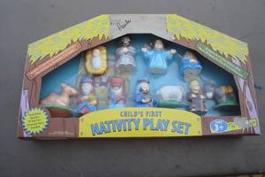 lot 12 image: Unopened- Childrens First- Nativity Playset, Includes 11-Soft Characters About 3-Tall