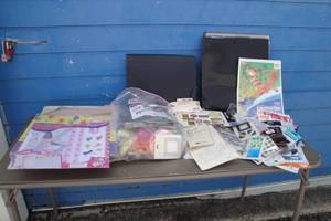 lot 55 image: Lot Of Scrapbooking Items Including Albums, Paper Storage, Stickers, Embellisments And Mors, See Photos