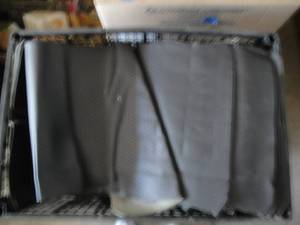 lot 82 image: LOT- Tote Of Soft Leather Pieces, Mixed Sizes And Colors,  About- 23 x 16 x 7-H