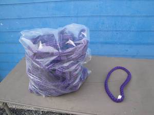 lot 108 image: Bag Of About 50- Purple Marching Band Nylon Cord Shoulder Braids