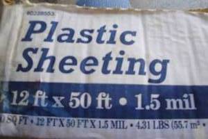 lot 14 image: Unopen Box Of Heavy Duty Plastic Sheeting, 1.5 Mil, 600 Sq. Ft, 12-Ft x 50-Ft.