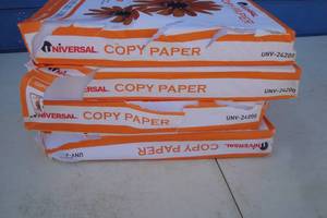 lot 18 image: 4-Reams Of 8-12 x 1 Copy Bond Paper, 500-Sheets Per Ream Pack