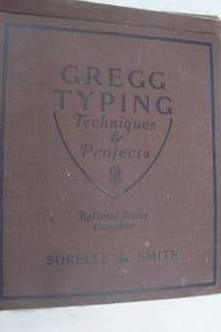 lot 24 image: Vintage- Gregg Typing Techniques & Projects Book, Copyright 1931