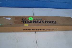 lot 22 image: EZ-Access Transitions Modular Entry Ramp, In Box- 34 x 3 x 5-See Photos