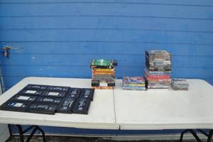 lot 42 image: LOT- DVDs, CDs And VHS Tapes, Various And Mixed Titles Ans Singers