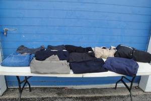 lot 45 image: Lot Of Mens Slacks 36x 30 and 38 x 30 , Jeans 36 x30 and 36 x32, Mixed Sizes Of Jackets