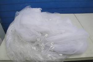 lot 60 image: 2-Light-up -Clear Light White Netting Runners, Unknown Length, Works
