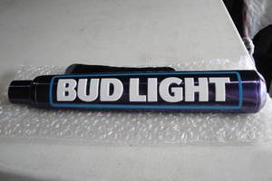 lot 77 image: Bud Light Beer Tap Marker Handle, About 12-Long