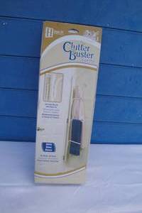 lot 98 image: Hinge It Clutter Buster Valet Plus, White, Set Up Size 74 x 19