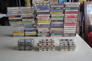 lot 118 image: Lot Of 100-Music Cassette Tapes, Various Artists