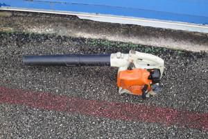 lot 159 image: STIHL Gas Powered Blower, Model BG55-Works