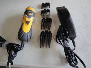 lot 180 image: 2- Electric Hair Clippers With Attachments, 1-Quick Cut By Wahl And 1-Conair - Both Work