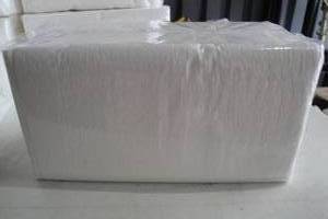 lot 192 image: Lot-8-Packs Of White Lavex Linen Feel Paper Guest Towels