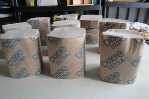 lot 195 image: Lot- 9-Packs Of Dixie Ultra 2-Ply Brown Napkins, 250-Per Pack, 6 x 9
