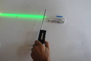 lot 207 image: Lot 4- Straight -GREEN- Neon Tubes, 3- 8-Ft. Long And 1- 6 Ft. 3 In.-Long- Tested-Works. No Transformers Included.