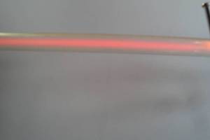 lot 209 image: Lot 3- Straight-RED- Neon Tubes, 7-Ft. Long - Tested-Works. No Transformers Included.