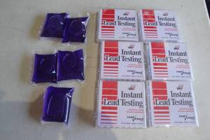 lot 212 image: LOT- 6-Instant Lead Testing Swab Kits And 5-Packs If Wallpaper Remover Mix.