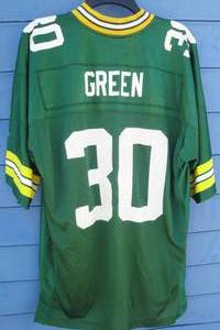 lot 243 image: Number 30, NFL Equipment Size L. Jersey, Ahman Green Running Back For Green Bay Packers