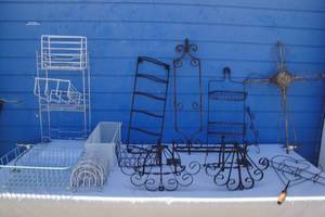 lot 247 image: Lot Of Mixed Items, Wires And Wrought Iron