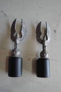 lot 270 image: Pair Of Vintage- Not sure-Could be Flage Pole Toppers Or....