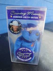 lot 275 image: Alan Jackson Country Music Collectible -Rare Bear, Limited Edition #01513 Of 25,000, In Sealed Plastic Case