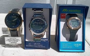 lot 38 image: Selection of 3 Brand New Wrist Watches---See pics