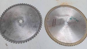 lot 49 image: Selection of 2 DeWalt Table Saw Blades--One has never been used