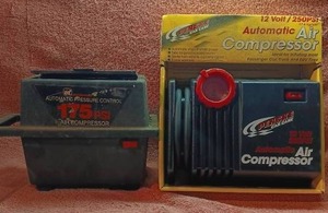 lot 58 image: Selection of Two 12V Portable Air Compressors