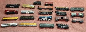 lot 91 image: Selection of 21 Hallmark Train Christmas Ornaments---Check these out