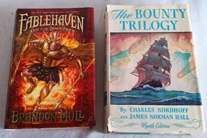 lot 96 image: 2 Fantasy Books--Fablehaven and The Bounty Trilogy