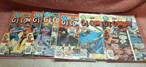lot 87 image: Nice Selection of Vintage G.I. Combat Comic Books