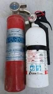 lot 111 image: 2 Fire Extinguishers---See pics