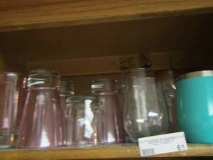 lot 61 image: Drinking glasses qty unknown