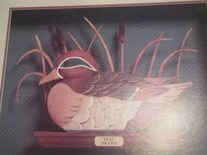 lot 138 image: Teal drake duck poster