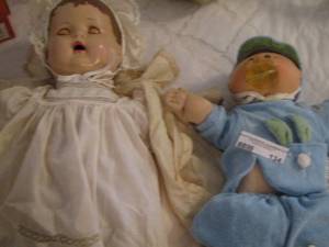 lot 134 image: Cabbage Patch doll-  Porcelain doll