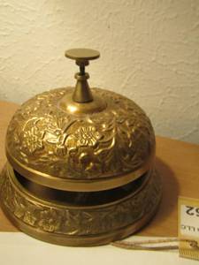 lot 52 image: BRASS BELL  made in India