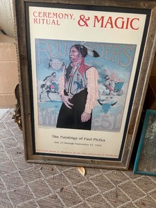 lot 151 image: POSTER  - PAINTINGS OF PAUL PLETKA - ROUGH RIDERS WILD WEST