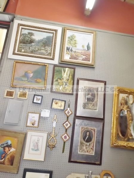 lot 11 image: Various framed prints and art