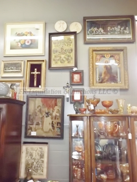 lot 48 image: Various religious wall art