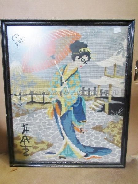 lot 168 image: Penelope Geisha framed art